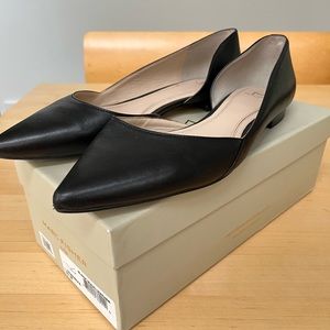 Marc Fisher Sunny -D’orsay Leather Flats - Size 10